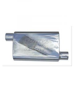 Pypes Performance Stainless Muffler 3in Offset/Offset