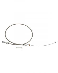 Specialty Products Throttle Cable For LS1 48in Braided Stainless Steel