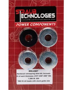 Straub Valve Spring Shim Kit 16 Each .015/.030/.060