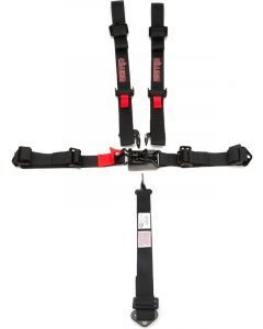 Zamp 5 Point Latch and Link Harness Black 3/2in Shoulder SFI 16.1