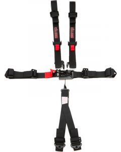 Zamp 6 Point Latch and Link Harness Black 2in Shoulder SFI 16.1