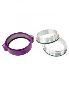 Aeroflow 2" Billet Intercooler Clamp w/ Weld Flanges Purple