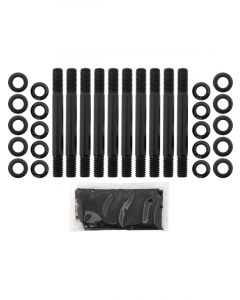 Aeroflow 2 Bolt Main Stud Kit 12 Point Nuts with Journal For SBC 350