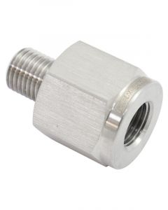 Aeroflow 3/8"-24 Male Reducer to Female Inverted Flare M10x1.00
