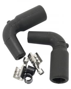 Aeroflow Xpro 90 Degree Boots and Terminals For GM LS Pack of 2