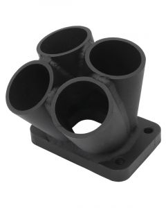 Aeroflow 4 into 1 Round Turbo Merge Collector T25/T28 No Wastegate