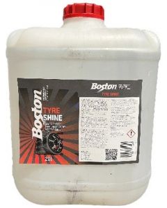 Boston Tyre Shine Glossy Long Lasting Shine Non-Greasy Formula 20L