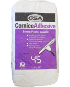 GSA Cornice Adhesive Strong Plaster Cement 45 Minute Worktime 10kg