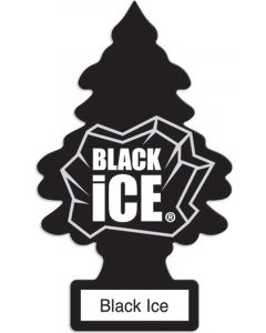 Little Trees Car Air Freshener Black Ice Single Pack