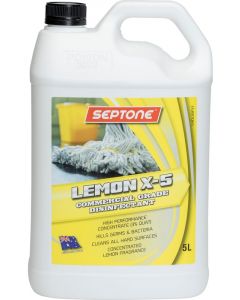 Septone Lemon X-5 Commercial Grade Disinfectant 5L