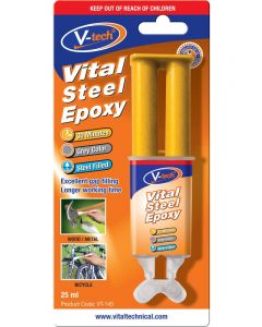 V-Tech Vital Steel 30 Minutes Epoxy Grey 25ml