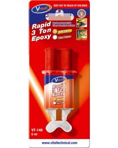 V-Tech Rapid 3 Ton 4 Minutes Epoxy Clear 6ml