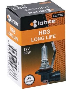 Ignite HB3 Halogen Globe 12V 60W Long Life
