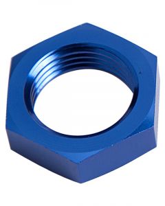 Aeroflow Bulkhead Nut -16AN Blue