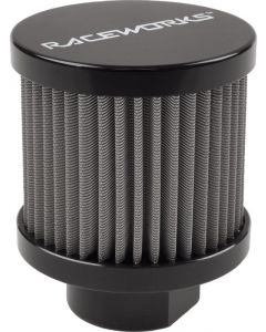 Raceworks Small AN10 Breather Black
