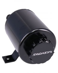 Raceworks Round Power Steering Reservoir Black