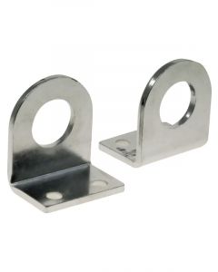 Raceworks Brake Hose Mounting Bracket Bolt On 90 Deg 2Pk