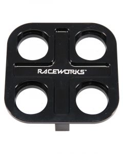 Raceworks 4Way Square Bulkhead Plate
