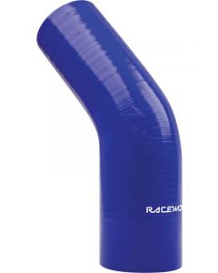 Raceworks 45 Deg Reducer 3.75In-4.00In 95-102mm Blue