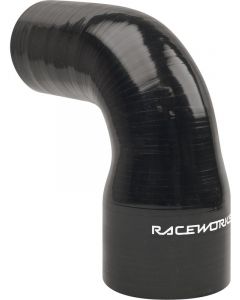 Raceworks 90 Deg Reducer 4.00-5.00In 102-127mm Black