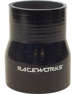 Raceworks Hose Reducer 3.00In-4.00In 76-102mm Black