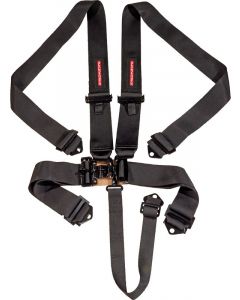 Raceworks Black 5Point Sfi Latch & Link Harness 3In Belts