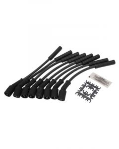 Proflow SuperMax Spiral Core Wire Set Black Fits LS Chevy Holden