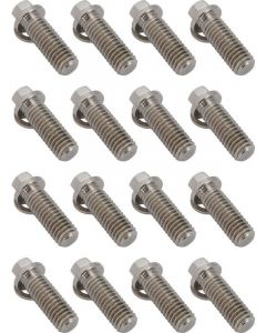 Proflow Header Bolts 5/16in Hex Head Tight Access Set of 16