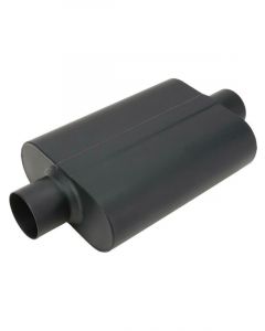 Proflow Muffler 2.50in Black Centre Inlet To 2.50in Centre Outlet
