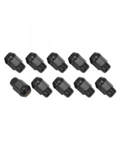 Street Pro Wheel Lug Nut Kit Black Acorn Length 1.42 M12 x 1.50