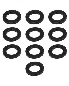 Street Pro Wheel Lug Nut Washers 4mm Thick 29mm OD 10 Pack Black