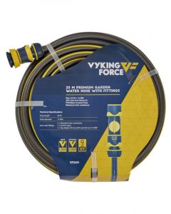 Vyking Force 20M X 12mm Premium Garden Hose with Fitting