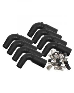 Aeroflow Xpro Silicone 90 Deg Coil Boots & Terminals Fits GM LS
