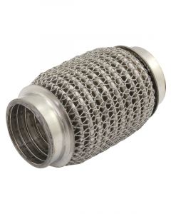 Aeroflow Stainless Steel Flex Joint w/ Mesh 1-3/4in I.D 4in Long