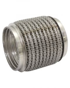 Aeroflow Stainless Steel Flex Joint w/ Mesh 3in I.D 4in Long