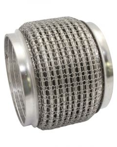 Aeroflow Stainless Steel Flex Joint w/ Mesh 4in I.D 4in Long