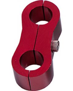 Aeroflow Billet Aluminium Dual Hose Separator 13/16in I.D. Red