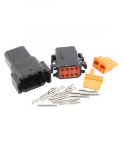 Aeroflow WeatherTight DTM 8 Pin Connector Suit 20AWG Wire