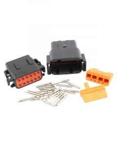 Aeroflow WeatherTight DTM 12 Pin Connector Suit 20AWG Wire