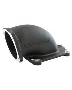 Aeroflow Cast EFI Throttle Body Elbow Black 4150 4500 Flange
