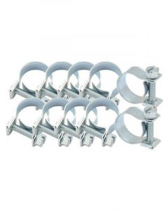 Aeroflow EFI Hose Clamps 10 Pack Fits 5/16in Hose Adjustable