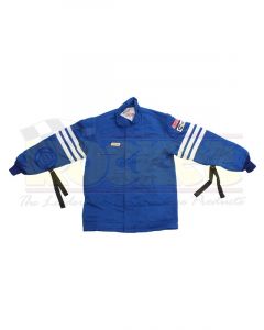 Simpson 2 Layer Driving Jacket Medium Blue Gabardine Nomex SFI-5