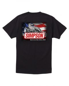 Simpson 2015 American Flyer Tee Black Small