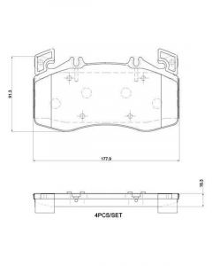 Brembo Ceramic Brake Pads