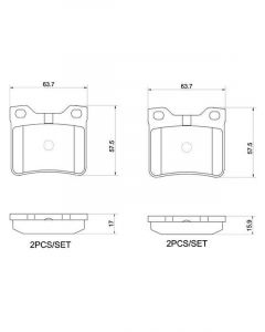 Brembo Ceramic Brake Pads
