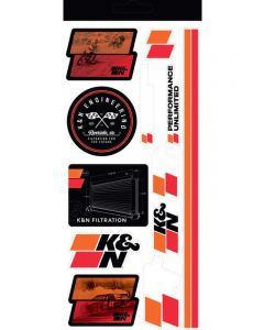K&N Filter Decal / Sticker Sheet