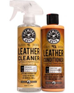 Chemical Guys Leather Cleaner & Conditioner Complete Care Kit