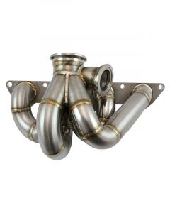 Aeroflow V-Band Low Mount Turbo Stainless Manifold Fits Evo 4G63