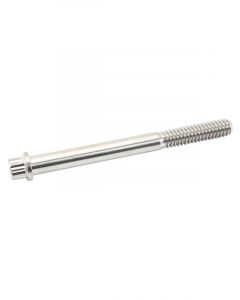 Aeroflow 1/4-20" UHL 2-3/4" Titanium Bolt 12 Point Head Natural