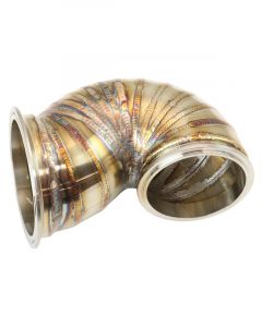 Aeroflow Turbo Exhaust 3-1/2" Dump Pipe Fits Mitsubishi Evo 4-9